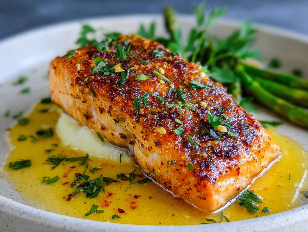 5 Minute Baked Lemon Garlic Salmon Joy