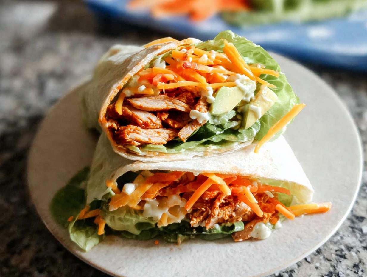 Amazing Buffalo Chicken Lettuce Wraps in 20 Mins
