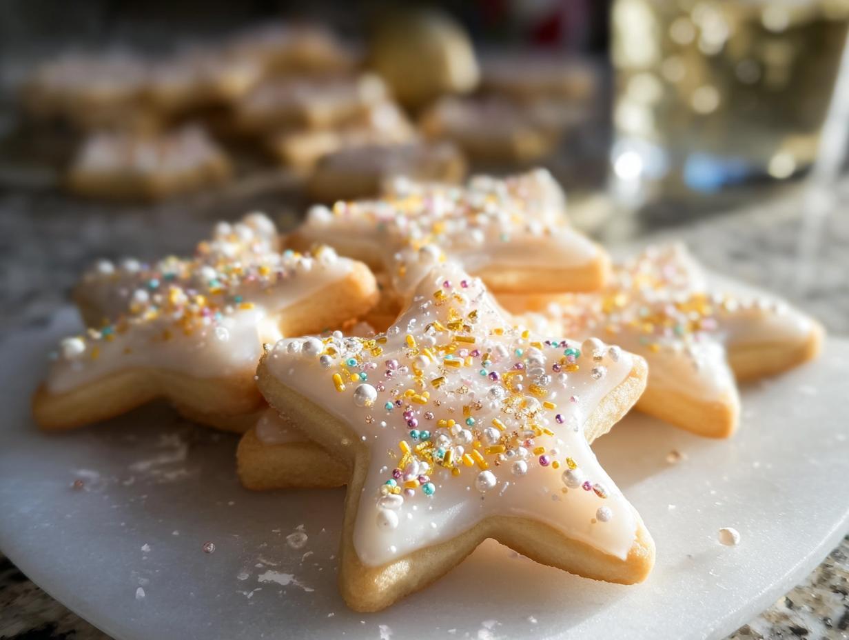 Divine 10 Champagne Sugar Cookies Sparkle