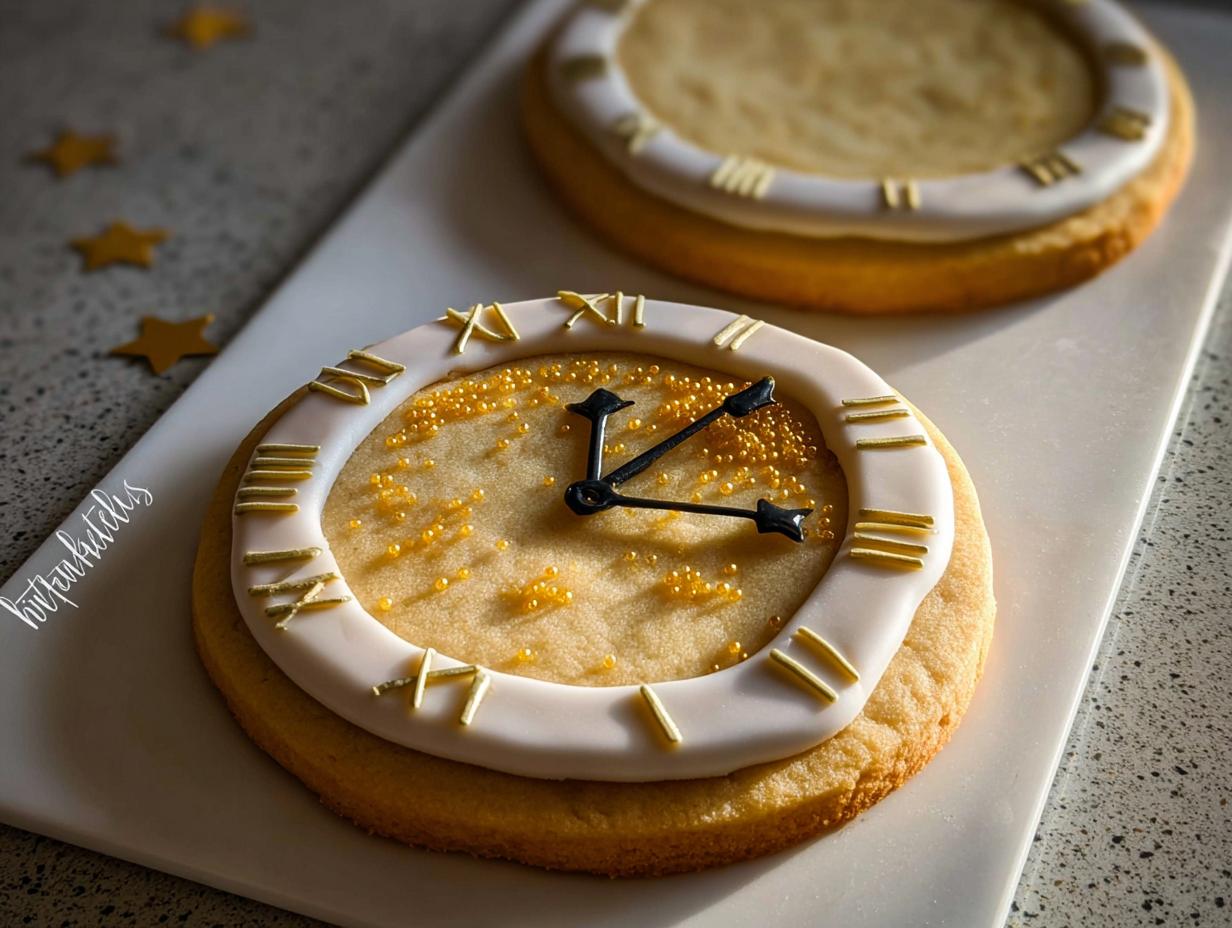 Amazing Clock Face Countdown Cookies in 1 Great Way