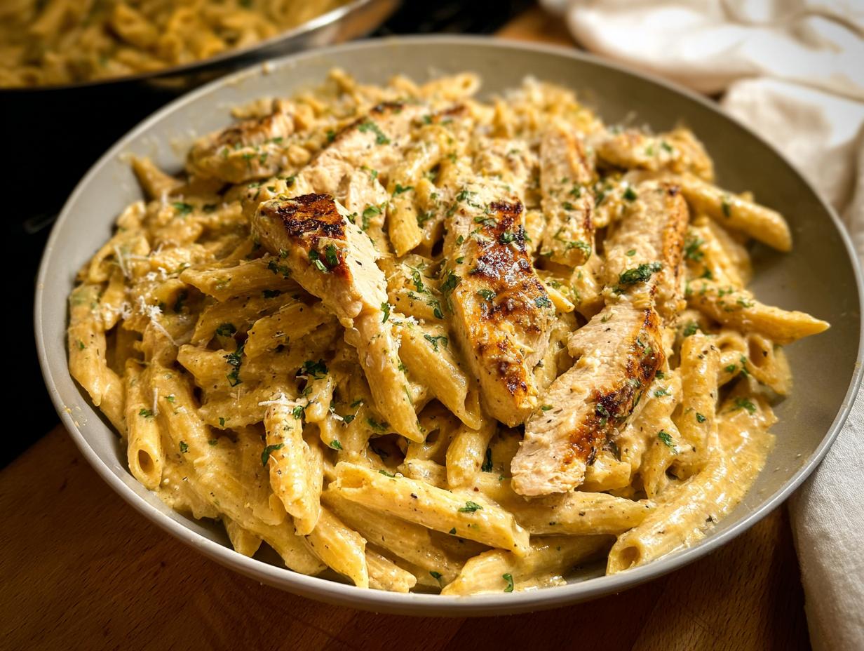 Amazing 30-Minute Creamy Garlic Parmesan Chicken Pasta