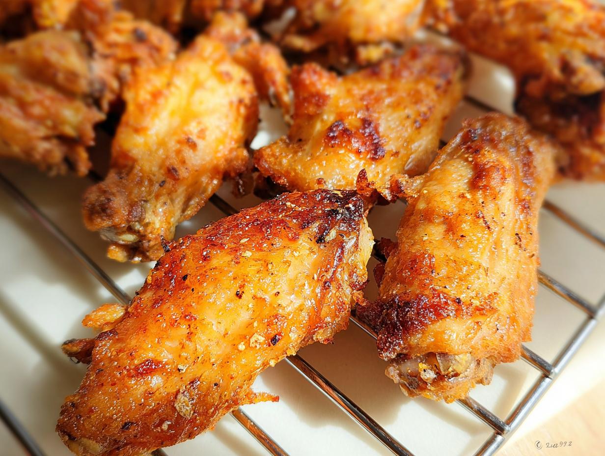 Amazing 3-Step Crispy Baked Chicken Wings