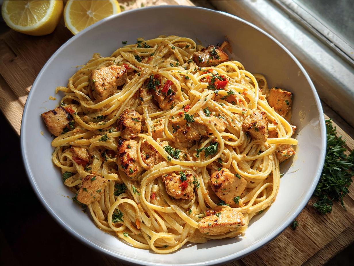 5 Star Easy Cowboy Butter Chicken Linguine