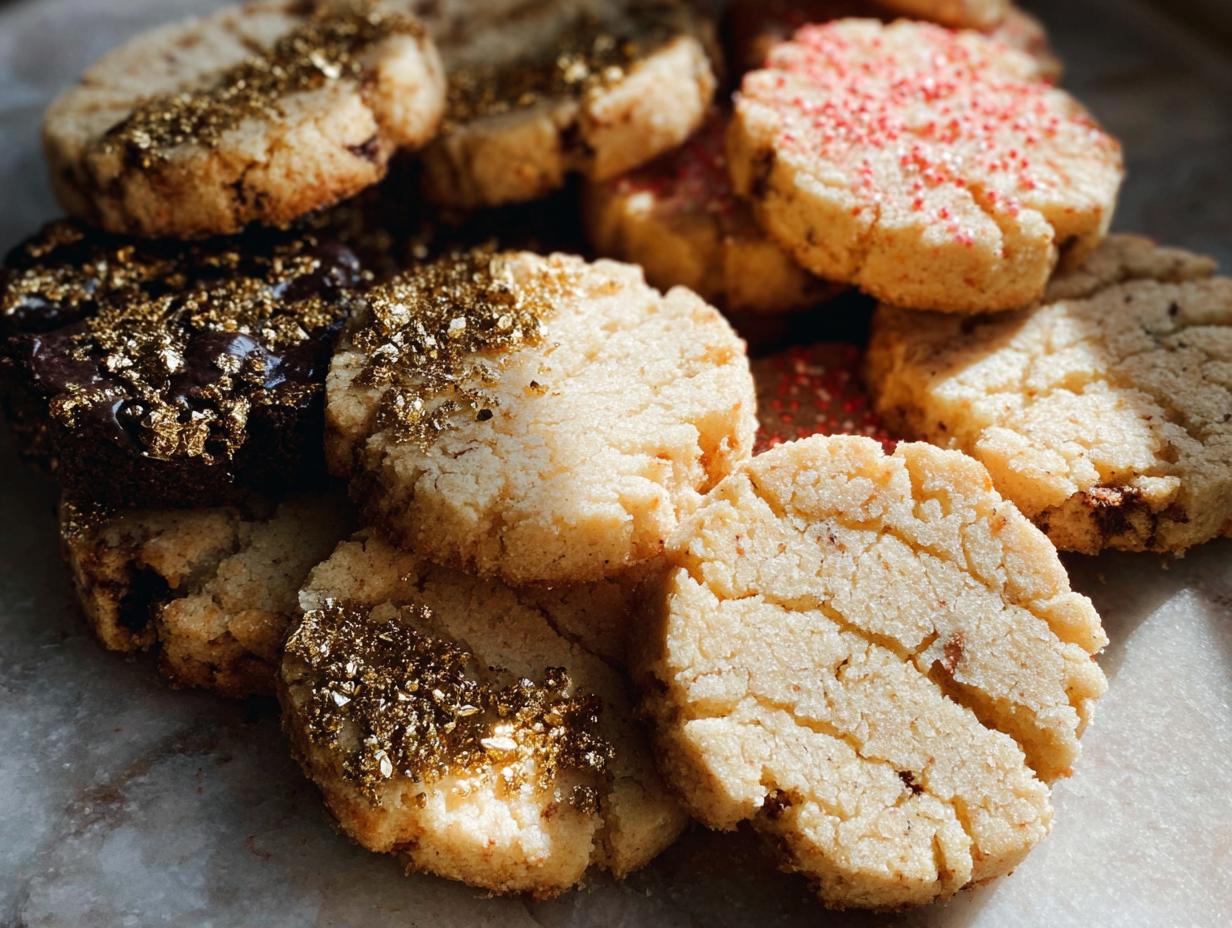4 Flavor Gold-Dusted Shortbread Secrets