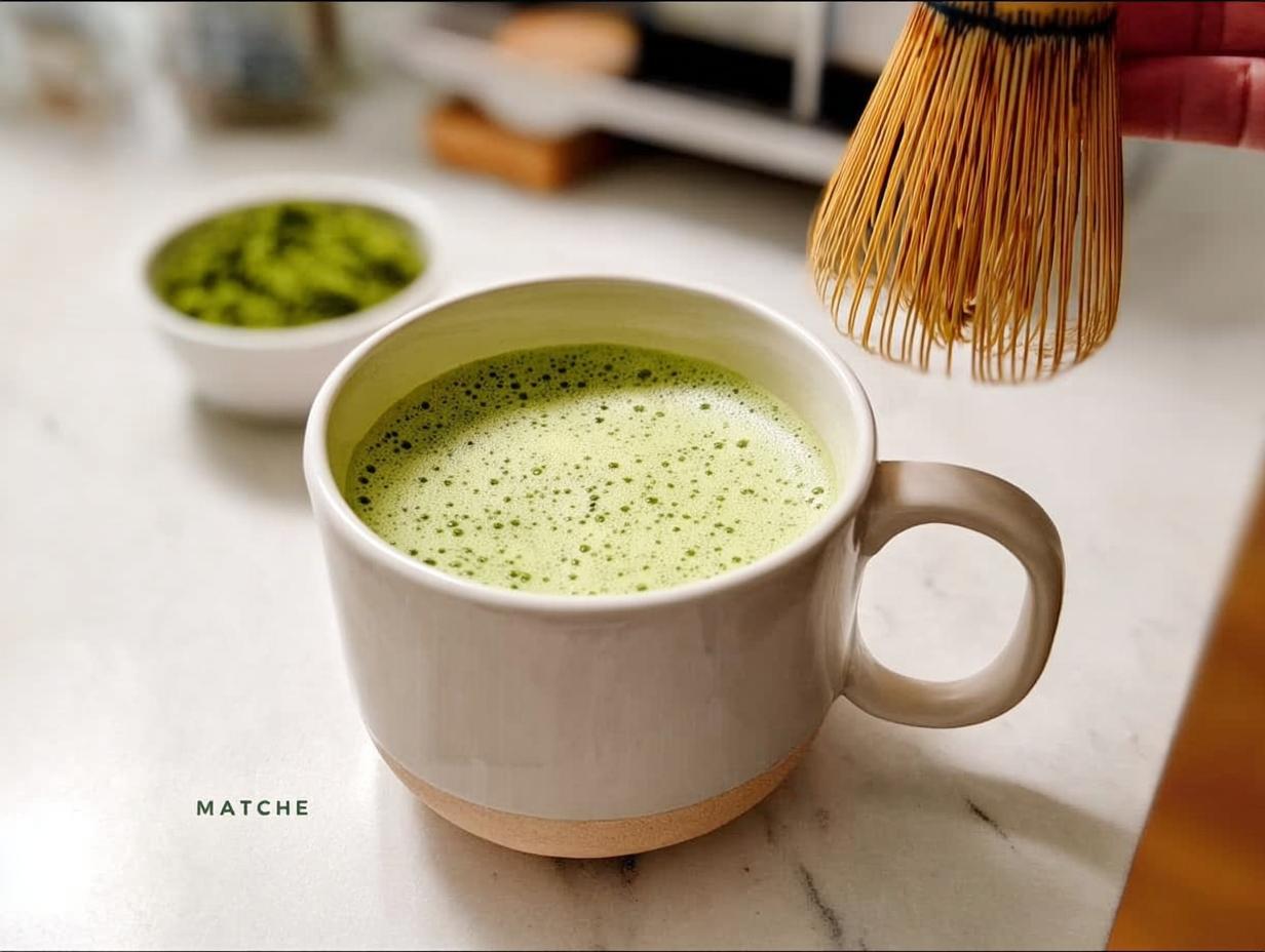 3 Minute Matcha Green Tea Latte (How-To) Good