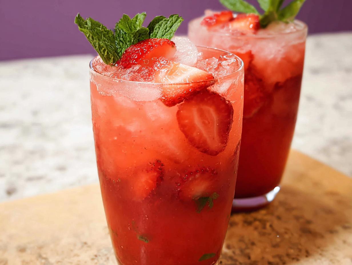 15 Minute Strawberry Açaí Refresher Copycat (Refreshing)