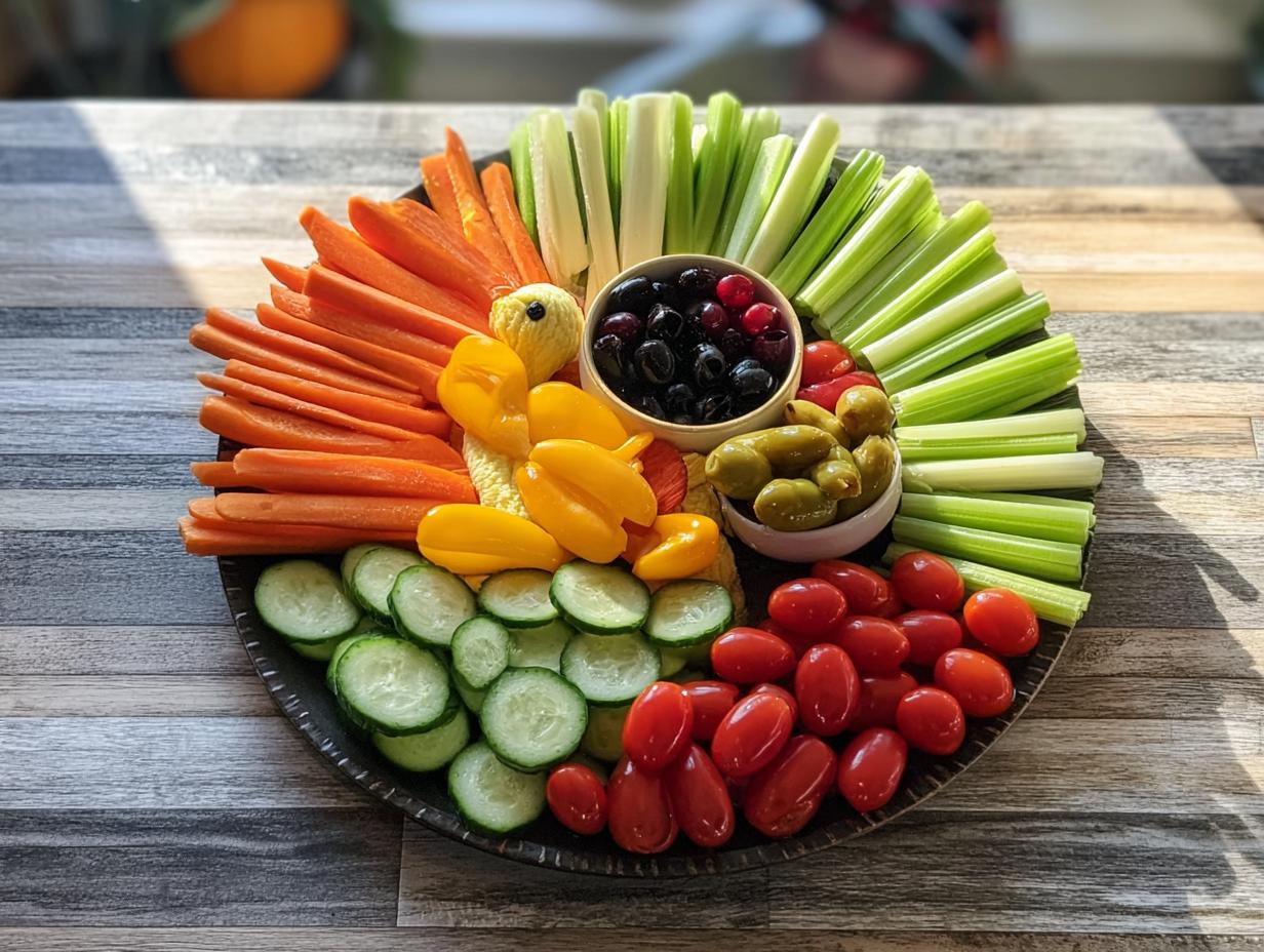 Thanksgiving Veggie Tray: 1 Foolproof Feast