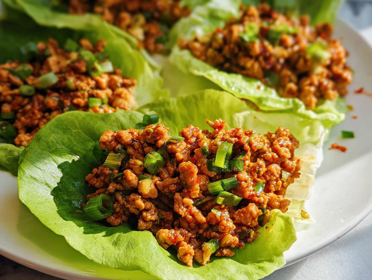 Amazing Turkey Lettuce Wraps (PF-Style) in 20 Min
