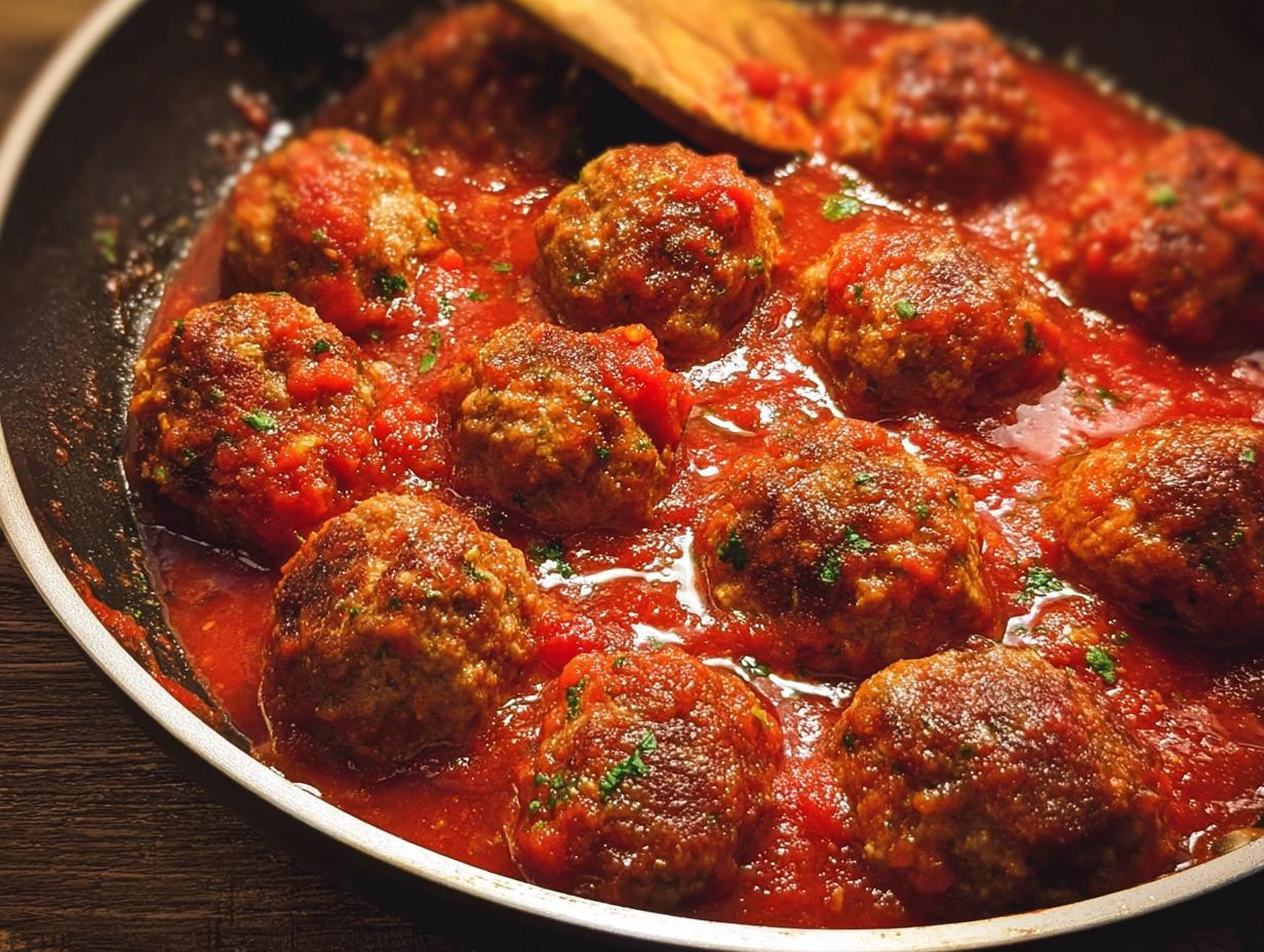 Amazing Turkey Meatballs In Marinara 1 Hour