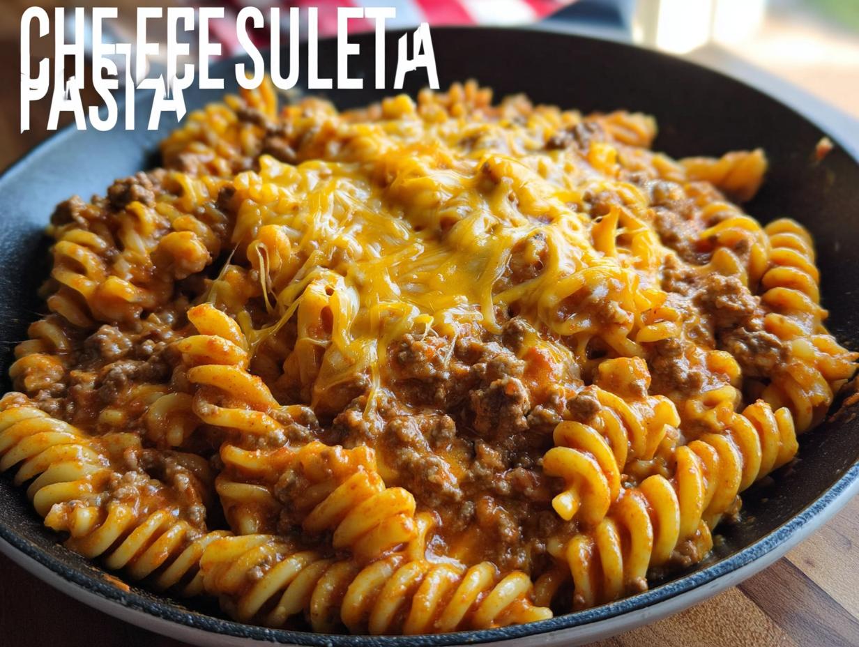 Amazing 20-Min Cheeseburger Skillet Pasta