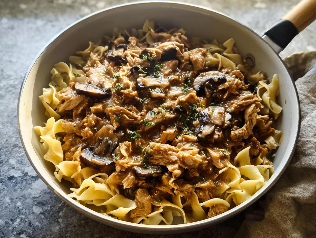Amazing 30-Minute Creamy Turkey Stroganoff