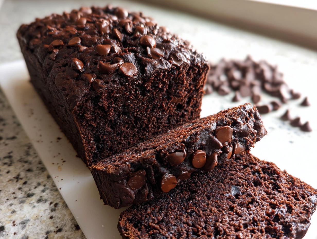 Amazing 300 Calorie Double Chocolate Banana Bread