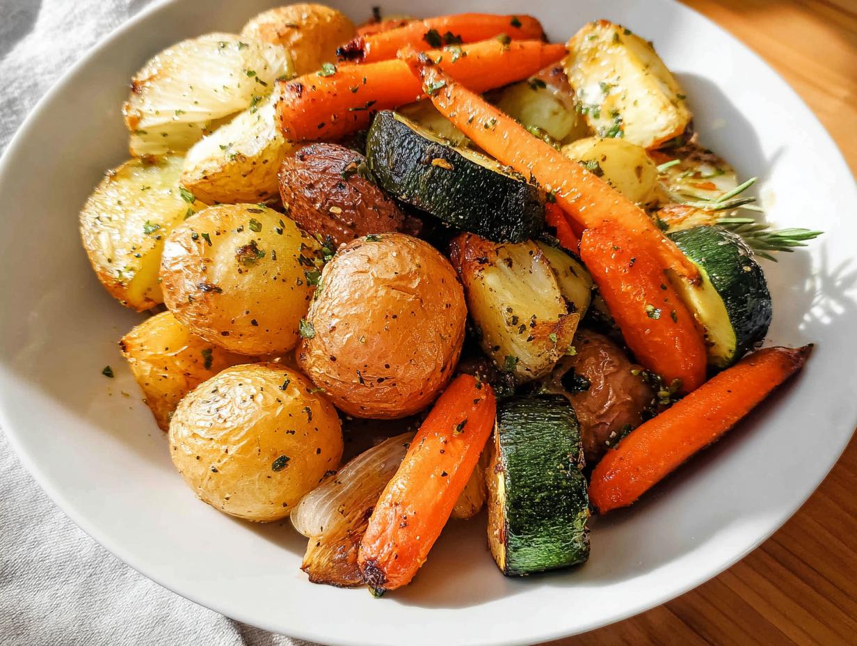 Amazing 40 Minute Garlic Herb Roasted Potatoes