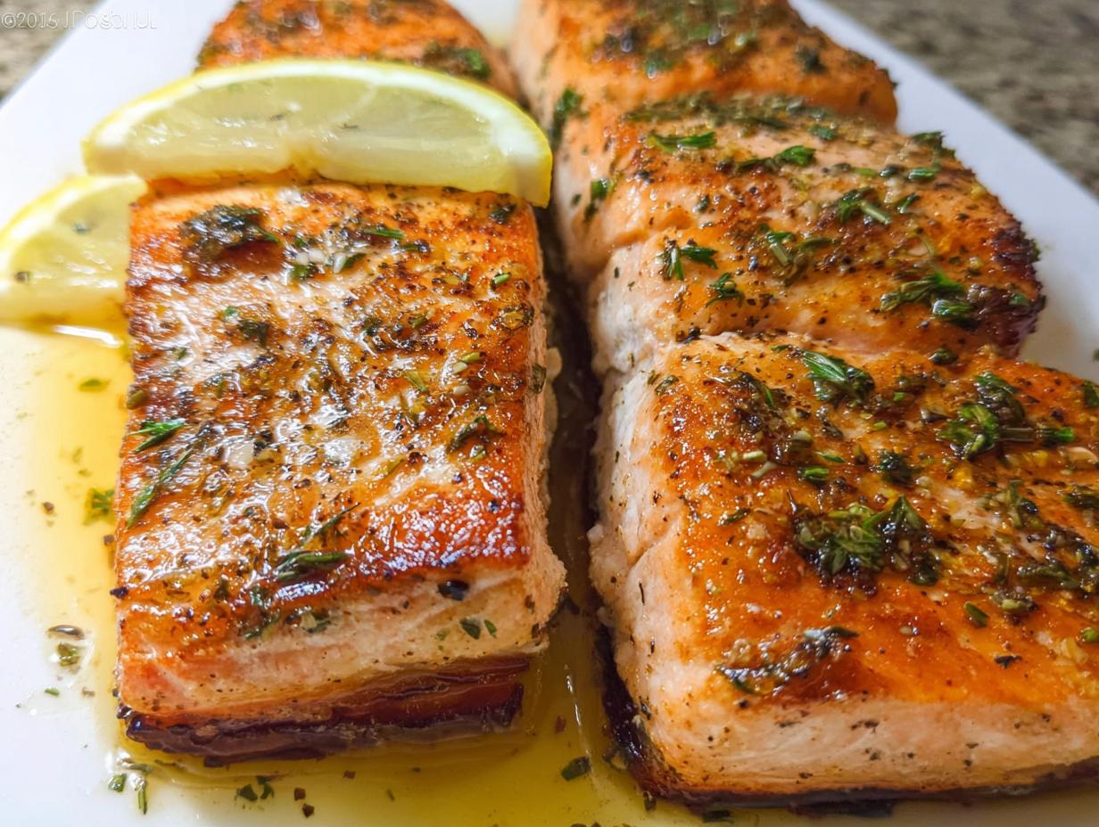 Amazing Lemon Butter Pan Seared Salmon 15 Minute