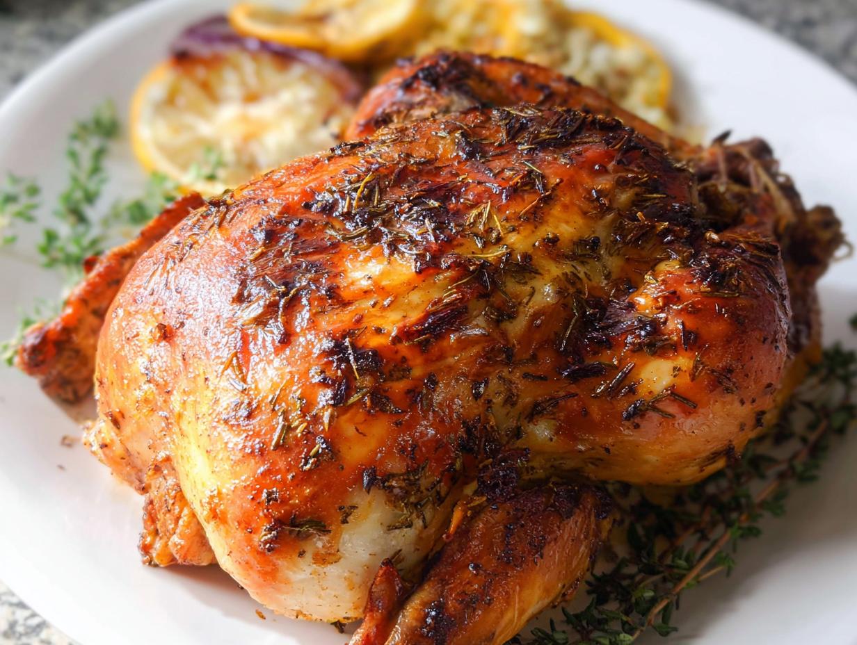 Foolproof 1 Lemon Herb Whole Roasted Chicken