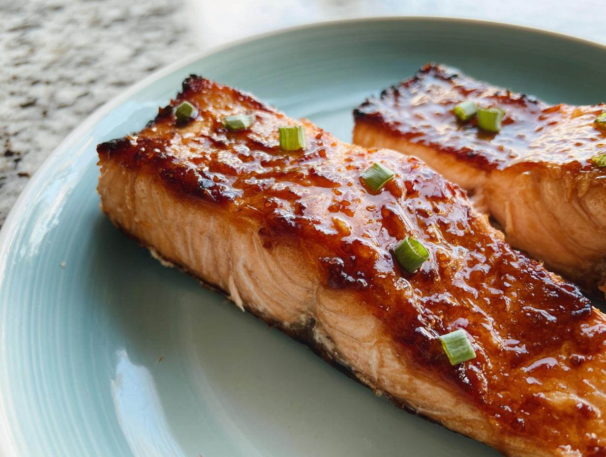 Miso Glazed Broiled Salmon: 1 Amazing Meal