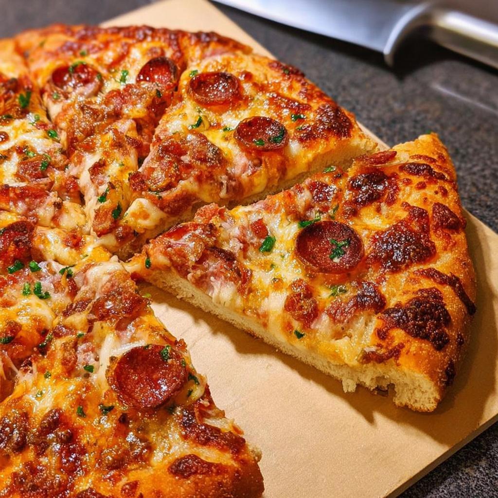A delicious slice of pepperoni pizza, a perfect idea for pizza night recipes.
