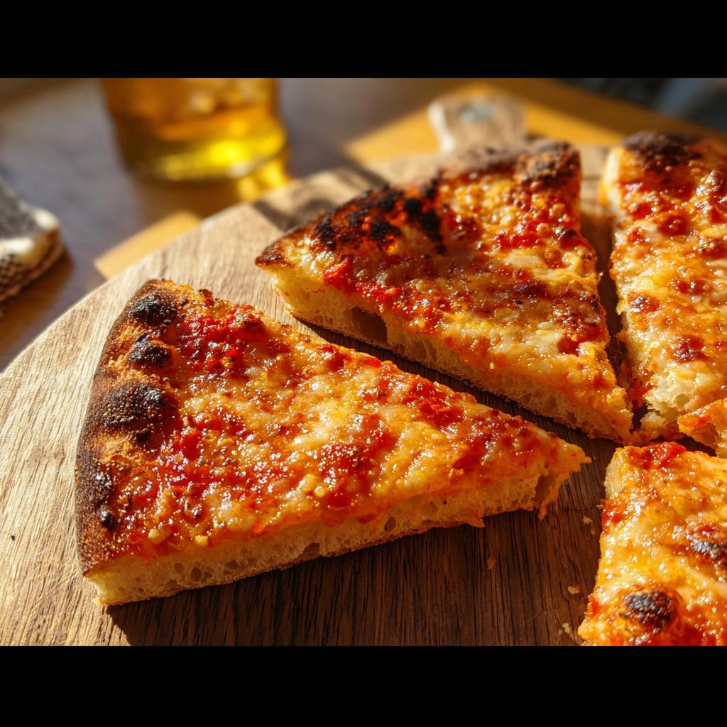 Close-up of cheesy pizza slices with a red sauce, perfect for any Pizza Night Recipes.