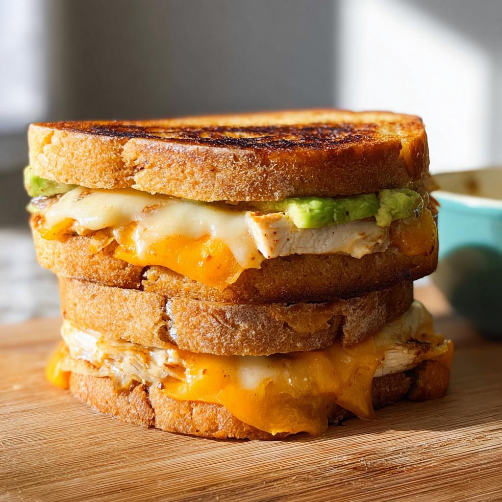 CHICKEN AVOCADO MELT SANDWICH - Tasty