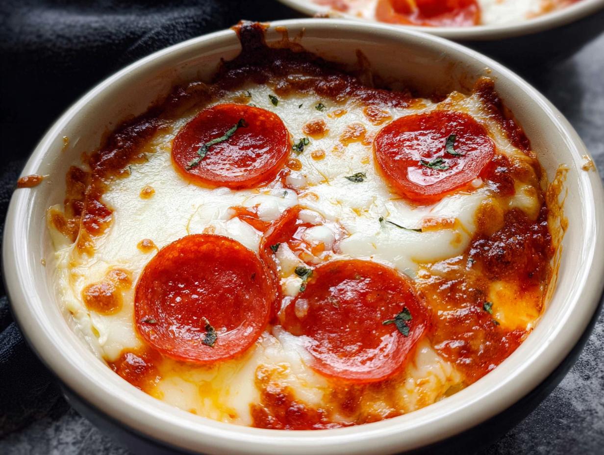 Amazing Cottage Cheese Pizza Bowl: 15 Mins