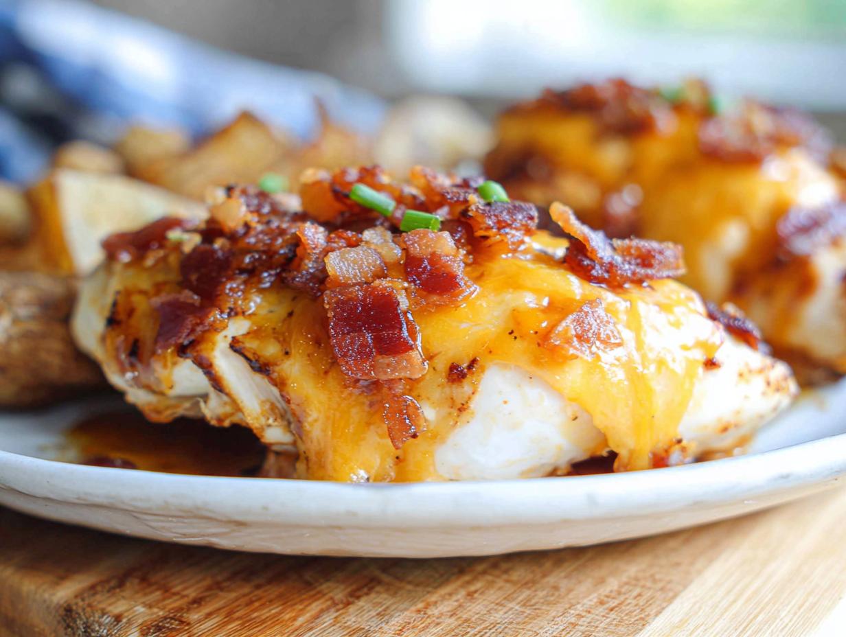 Cowboy BBQ Bacon Cheddar Chicken - Featured