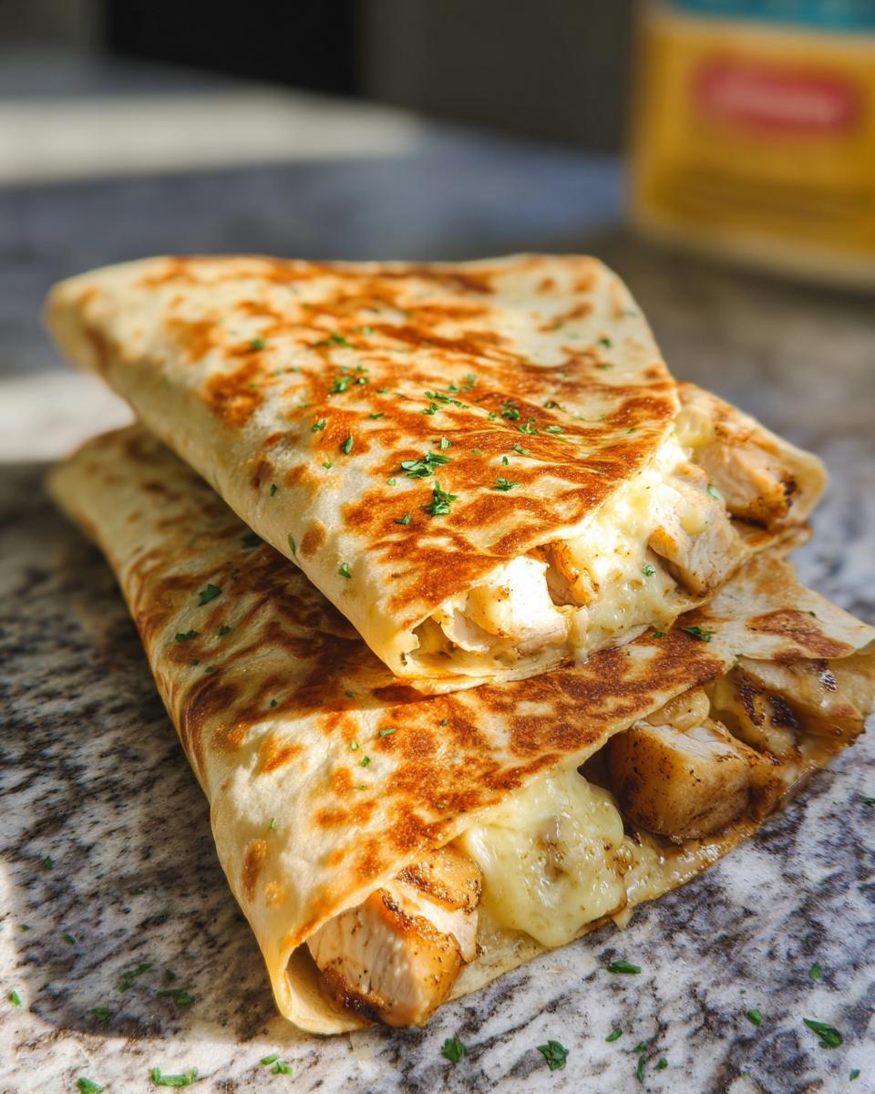 Cozy Cheesy Garlic Chicken Wraps - Other 3
