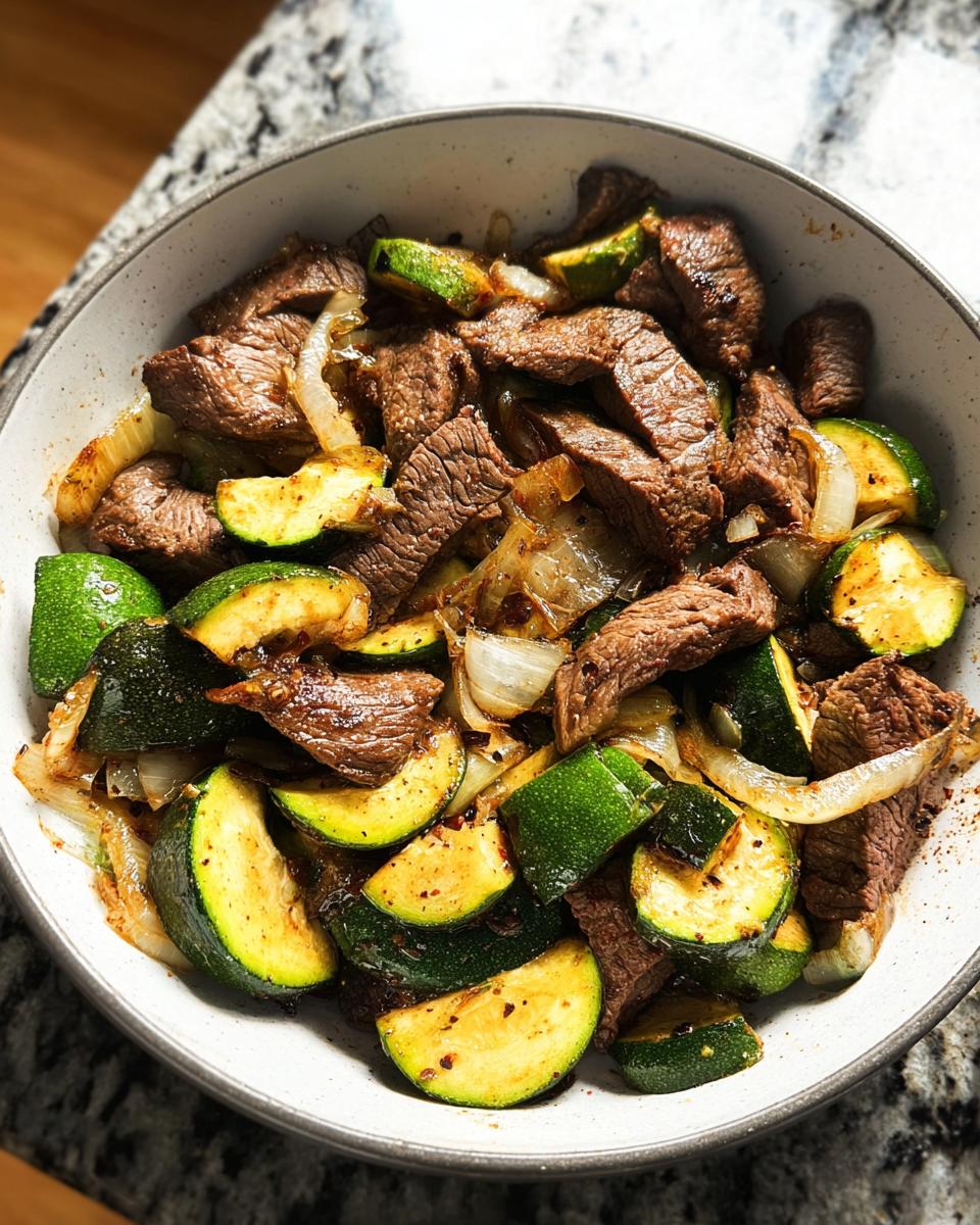 Cozy Grilled Steak Bowl with Zucchini - Other 1