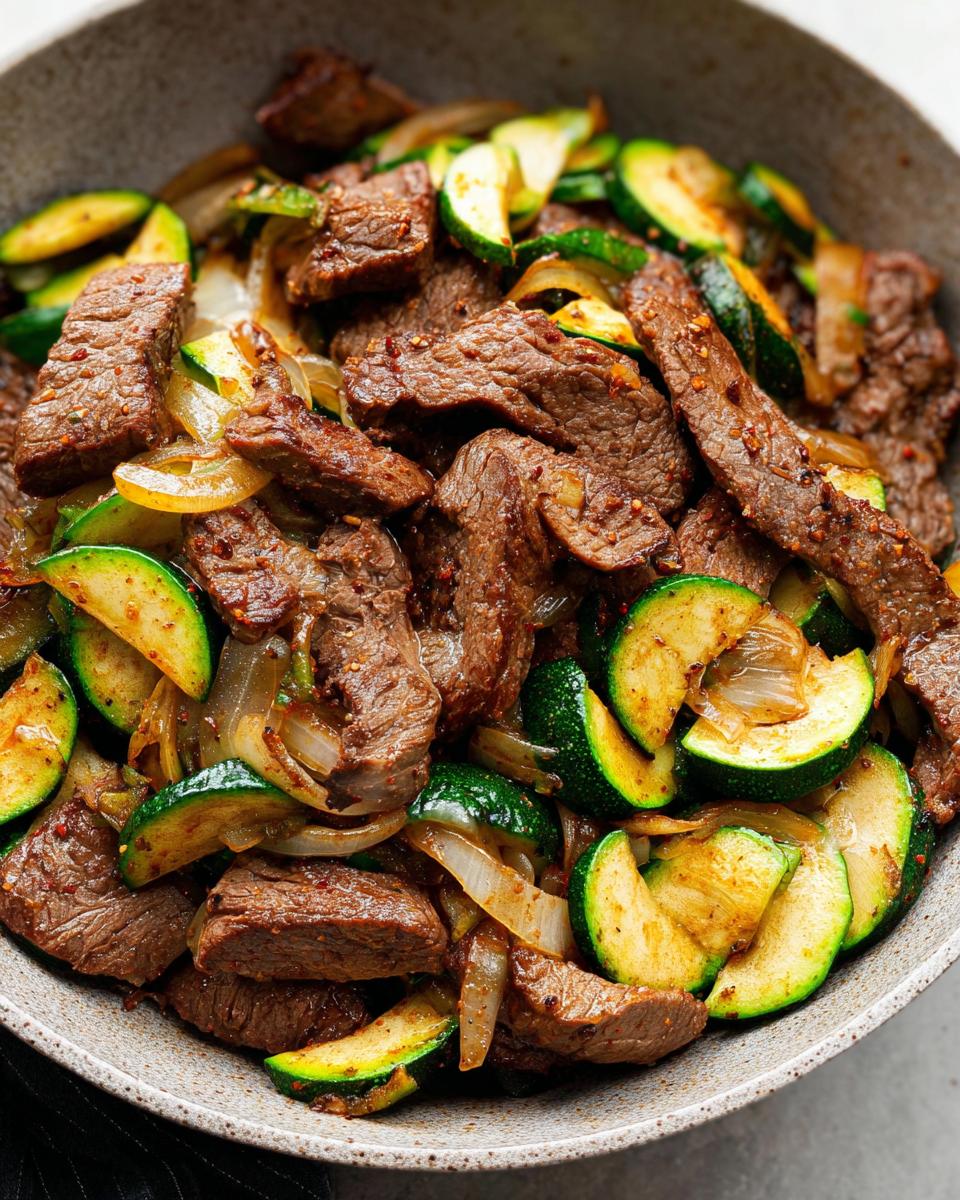 Cozy Grilled Steak Bowl with Zucchini - Other 2