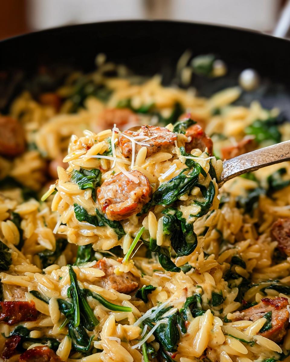 Creamy Chicken Sausage Orzo - Other 3