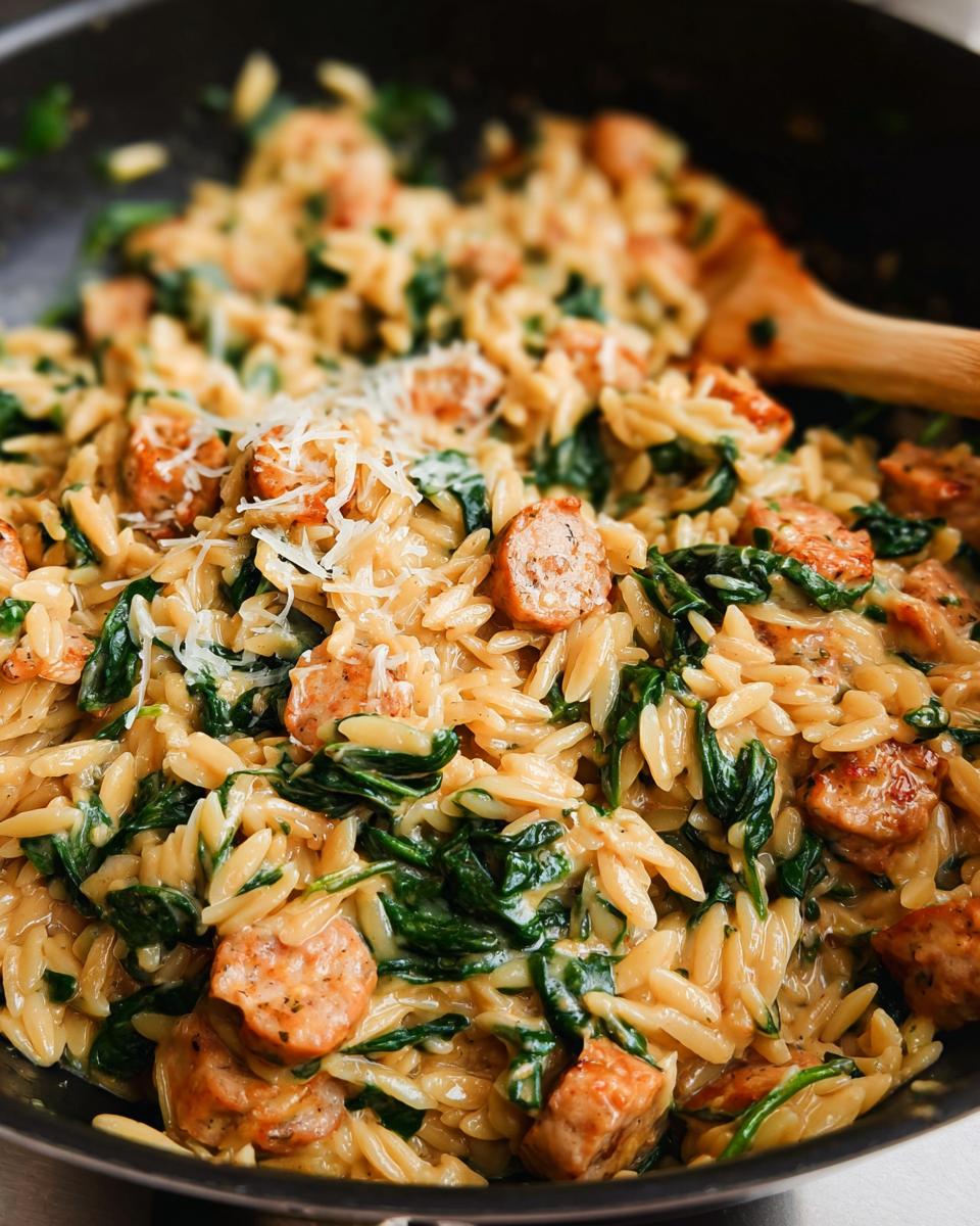 Creamy Chicken Sausage Orzo - Other 4