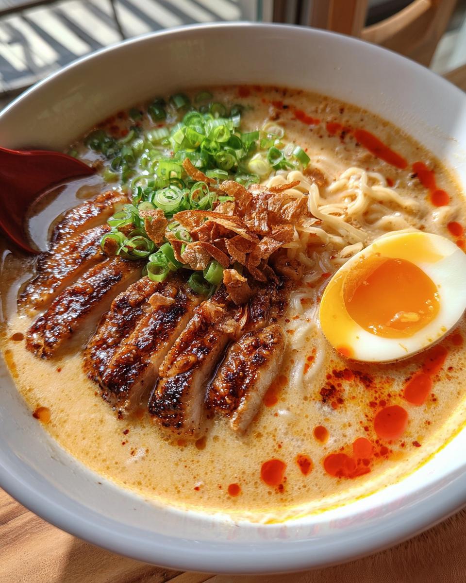 Creamy Garlic Chicken Ramen - Other 2