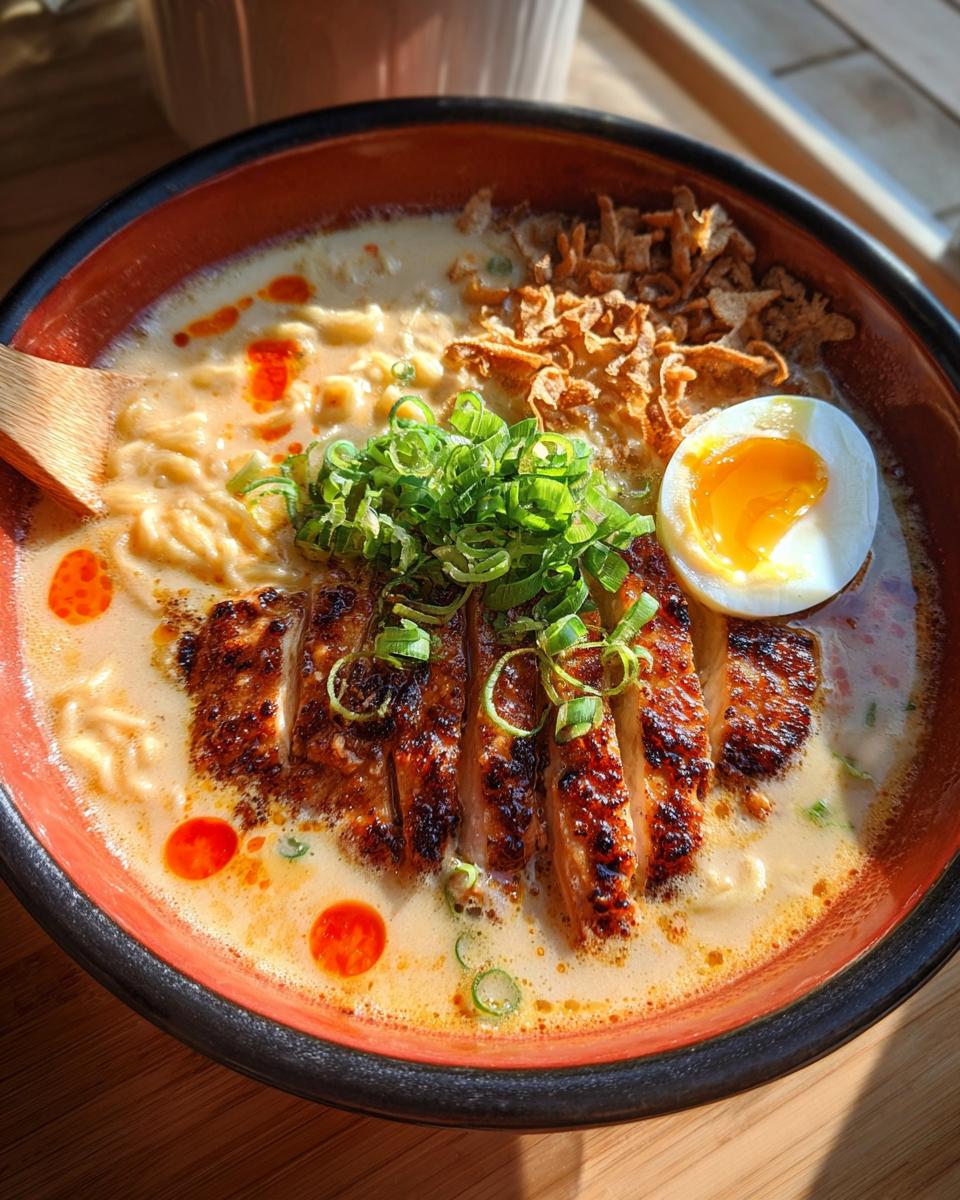 Creamy Garlic Chicken Ramen - Other 3