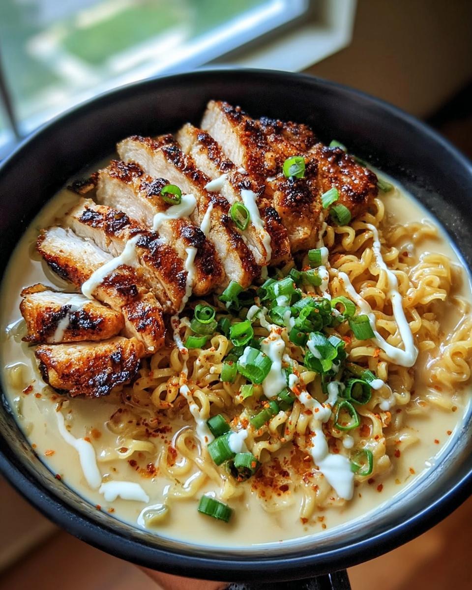 Creamy Garlic Chicken Ramen - Other 3