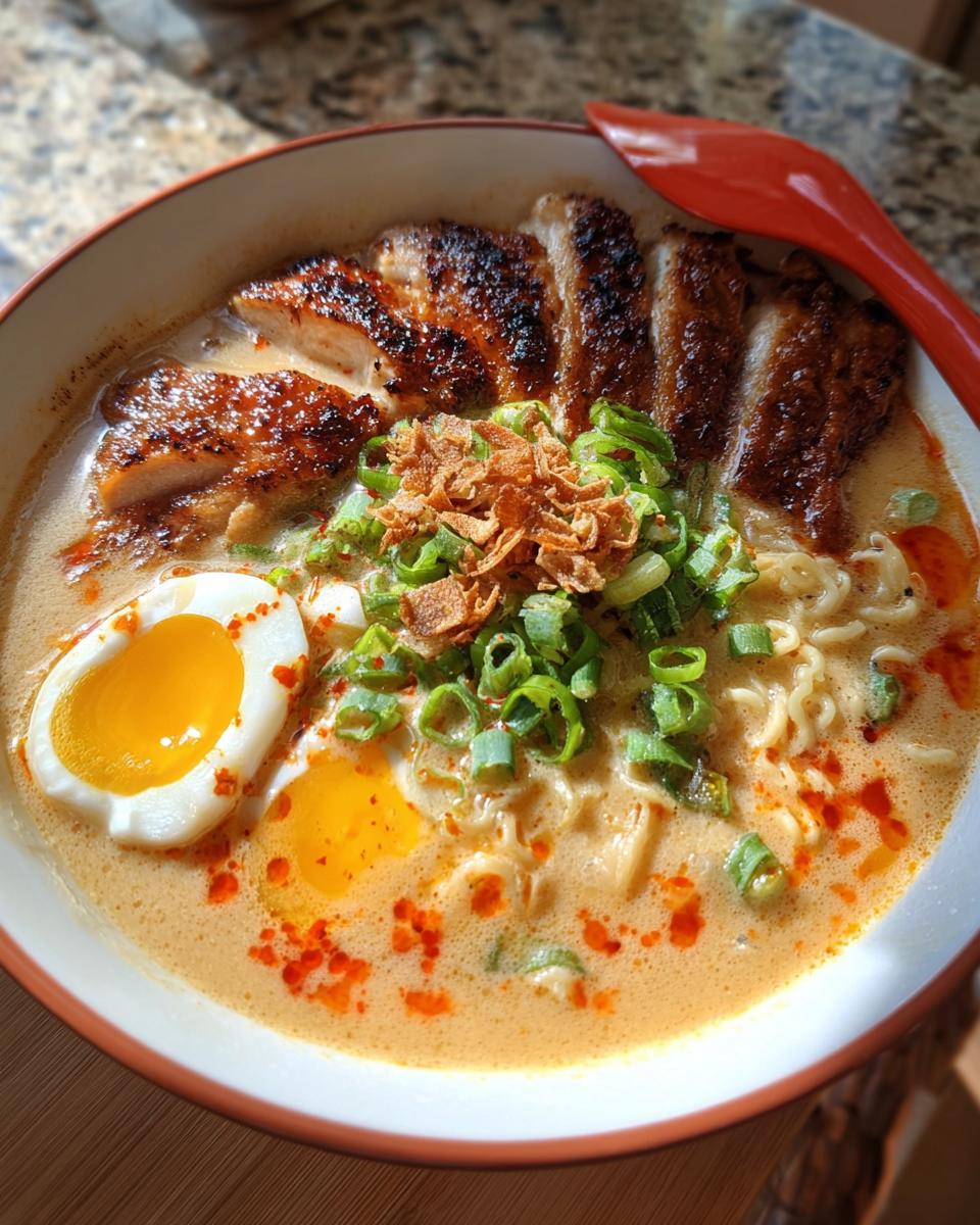 Creamy Garlic Chicken Ramen - Other 4