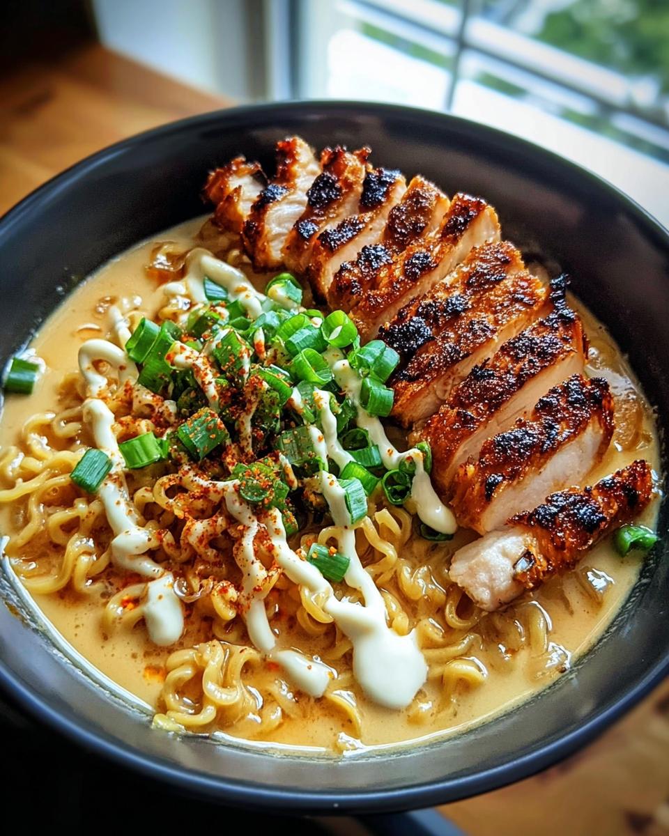 Creamy Garlic Chicken Ramen - Other 4