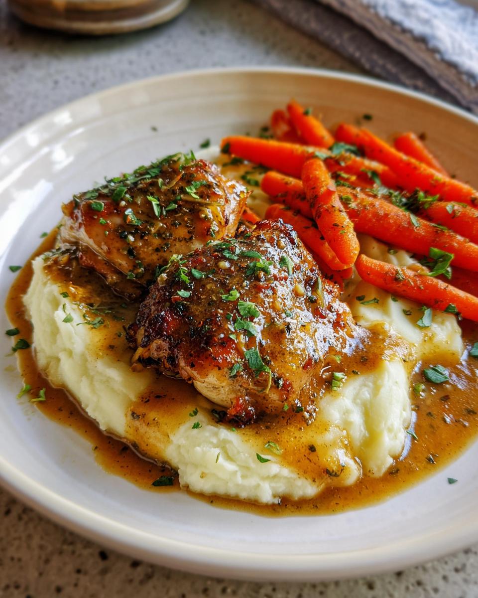 Creamy Herb Chicken with Mashed Potatoes & Glazed Carrots - Other 3