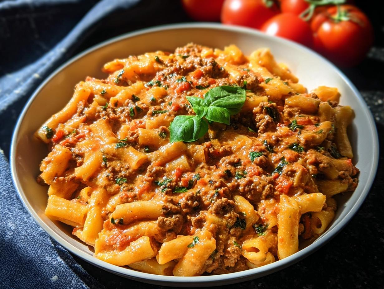 Amazing Creamy High Protein Beef Pasta in 35 Mins