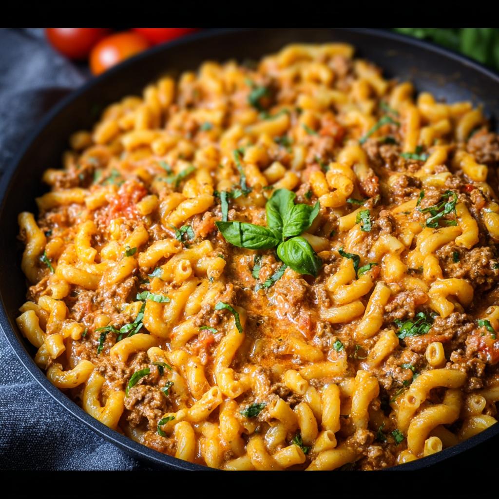 Creamy High Protein Beef Pasta - Tasty