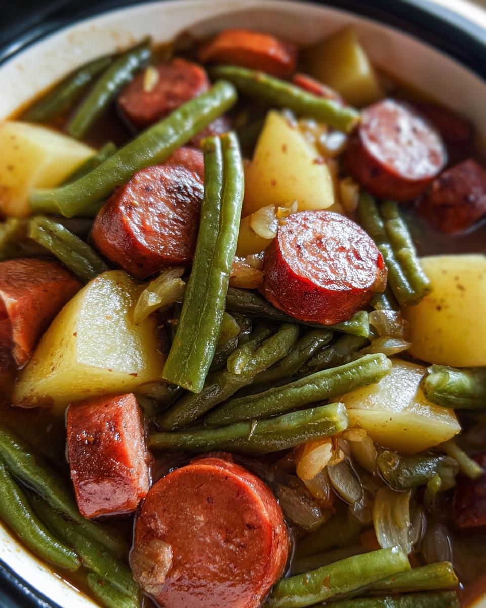 Crockpot Kielbasa and Green Beans - Other 2