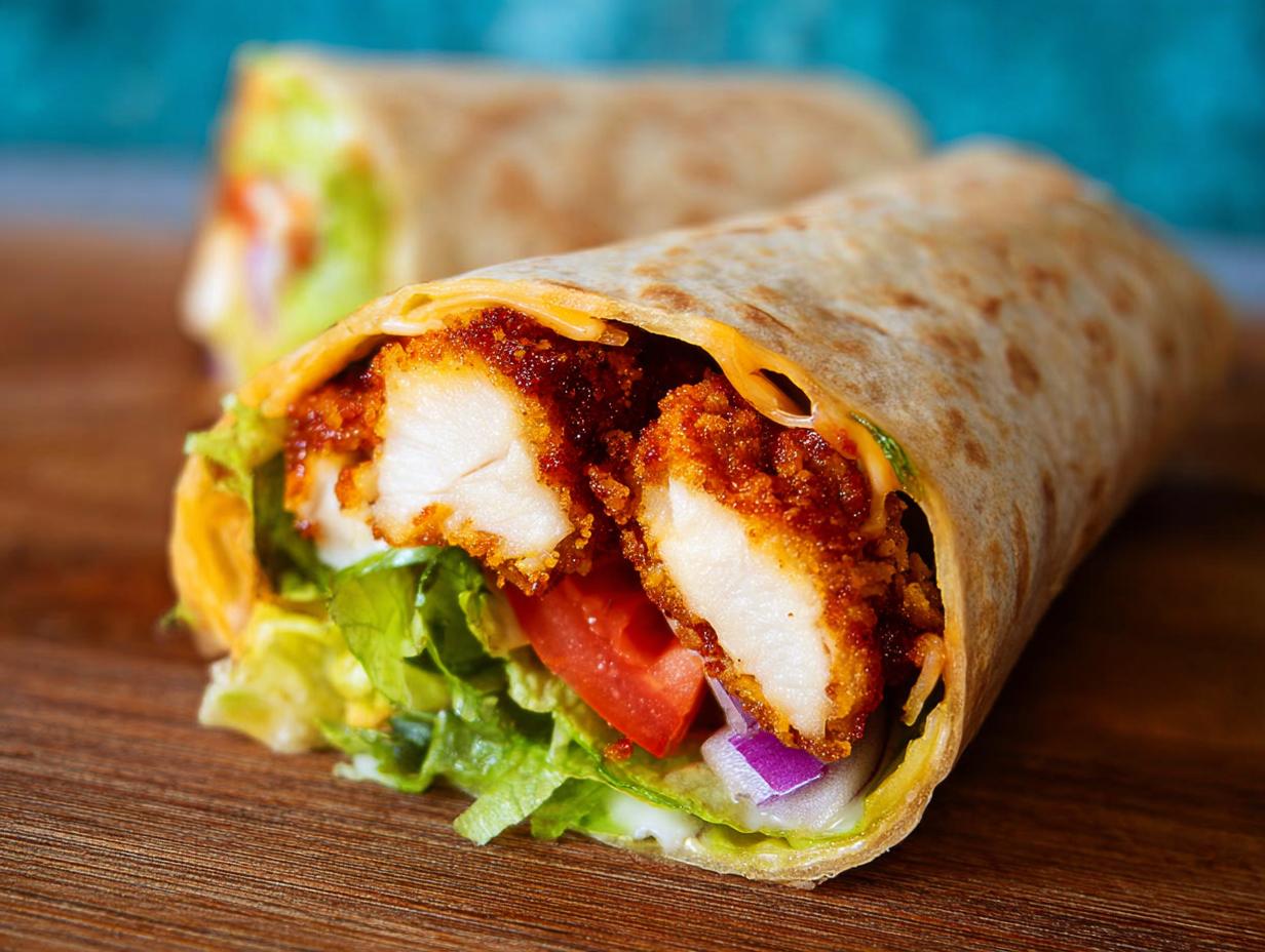 Amazing Crunchy Crispy Air Fryer Chicken Wraps
