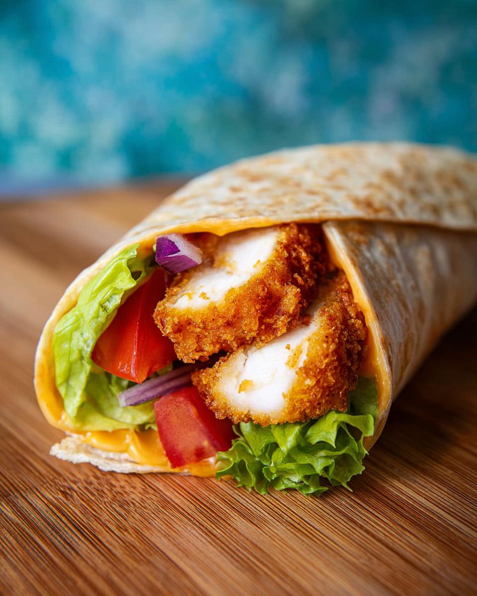 Crunchy Crispy Air Fryer Chicken & Mozzarella Wraps - Other 1