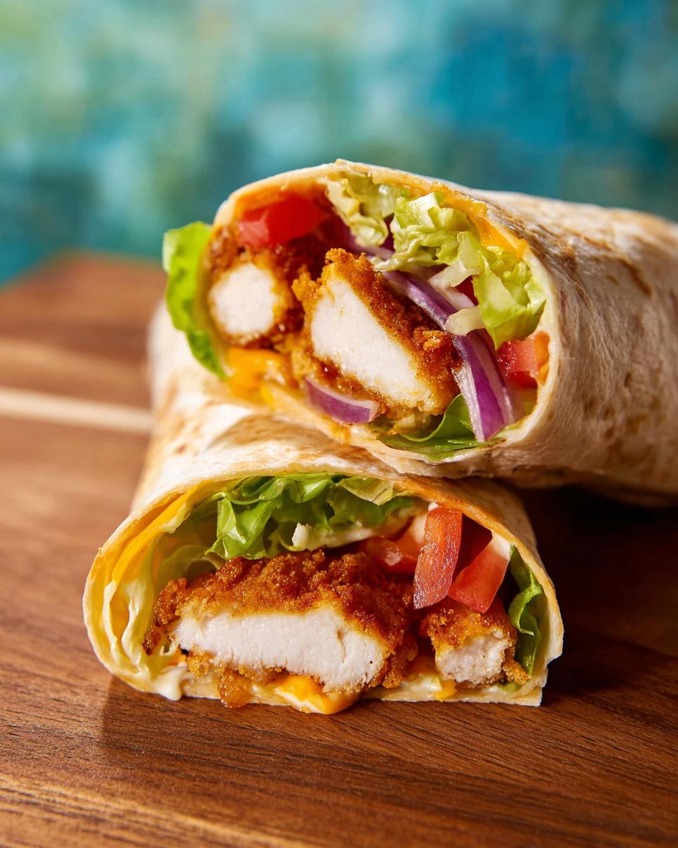 Crunchy Crispy Air Fryer Chicken & Mozzarella Wraps - Other 3