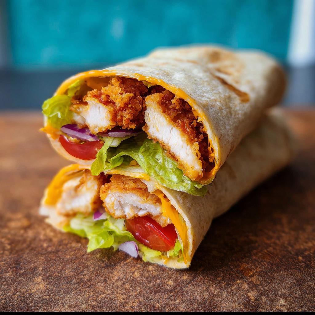 Crunchy Crispy Air Fryer Chicken & Mozzarella Wraps - Tasty