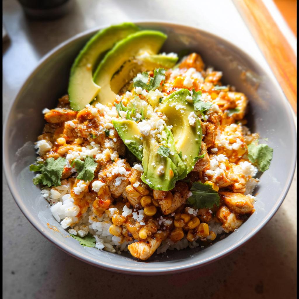 Easy Street Corn Chicken Bowl - Tasty
