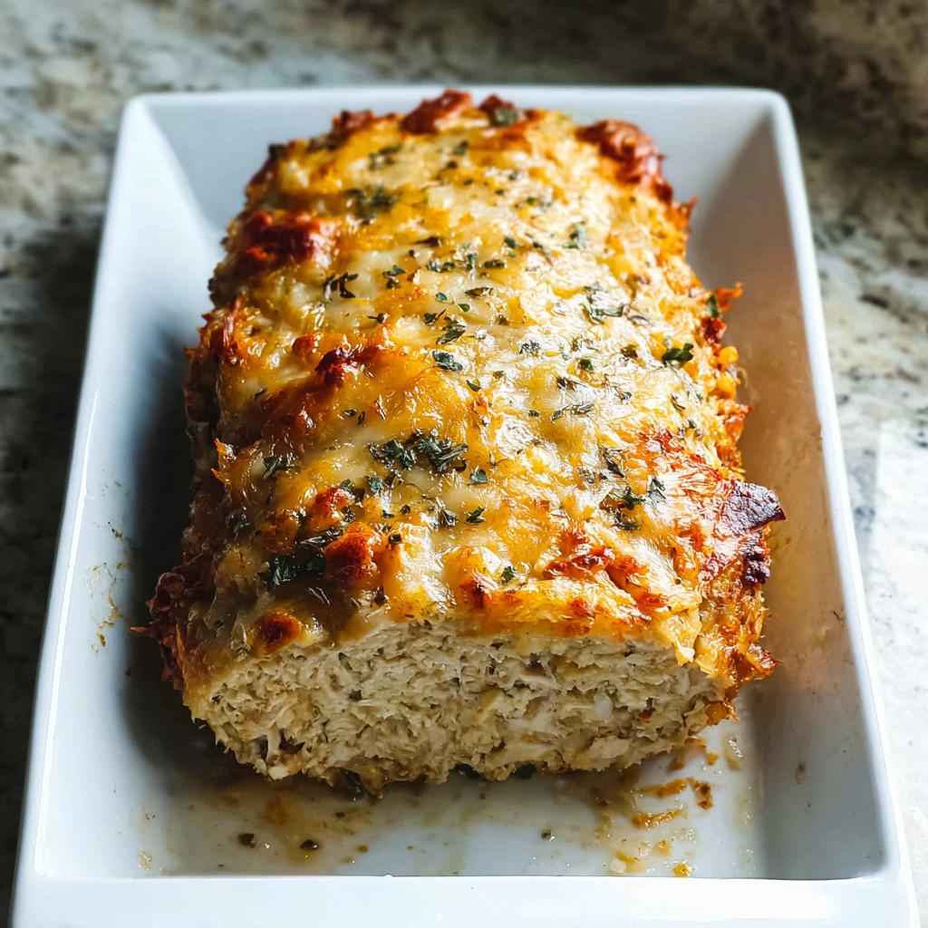 Garlic Parmesan Chicken Meatloaf - Tasty