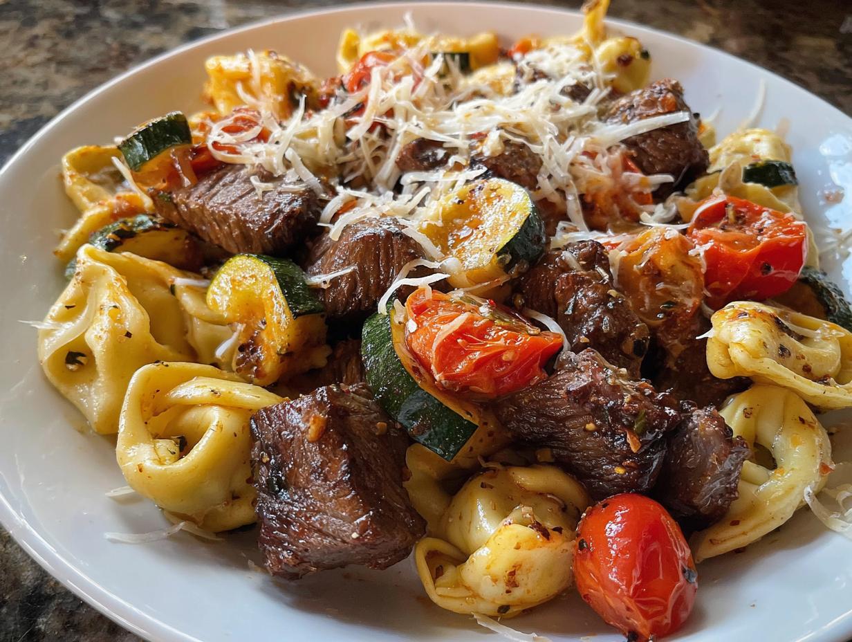 Garlic Steak Tortellini: Speedy Delicious Meal