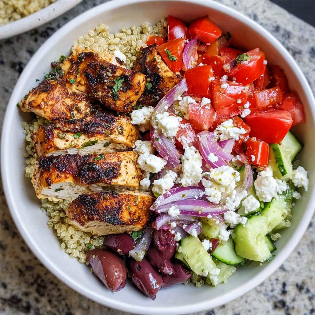 Greek Chicken Bowls: Easy Clean Eating Meal Prep - Tasty