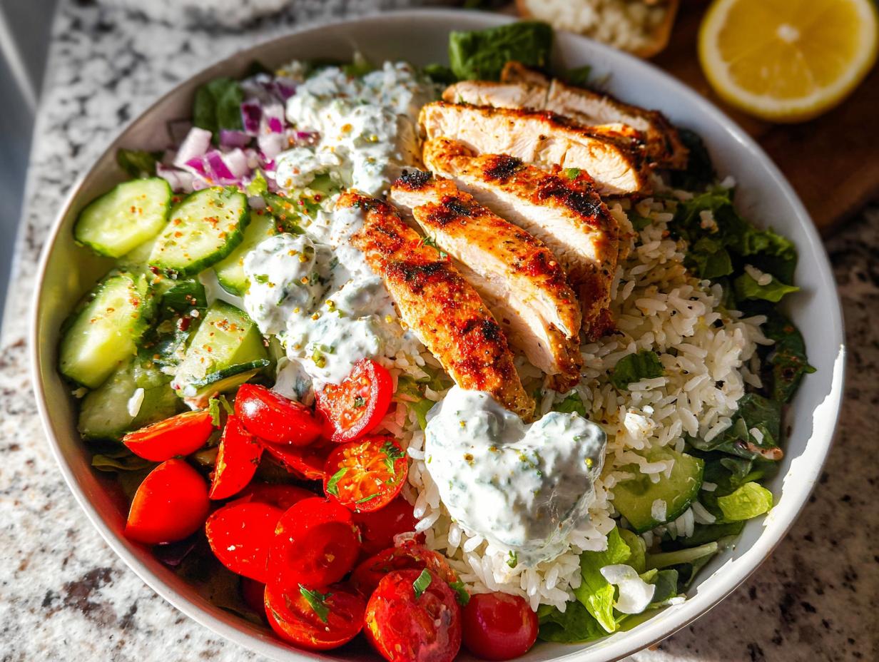 Amazing Greek Chicken Bowls: 1 Hour Meal