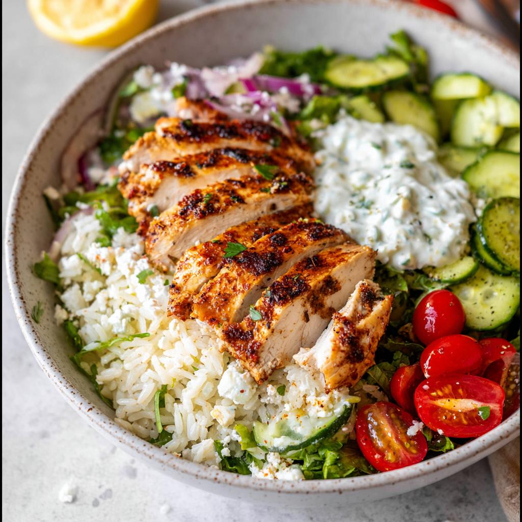 Greek Chicken Bowls - Tasty