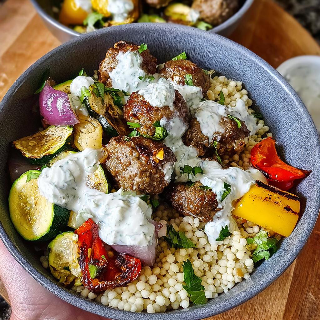 Greek Meatball Bowl Recipe - Tasty